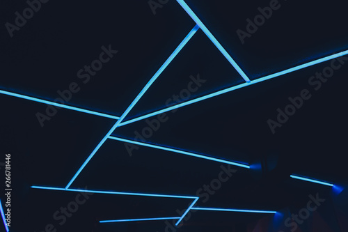 Abstract Contemporary Architecture Background Ceiling Lighting