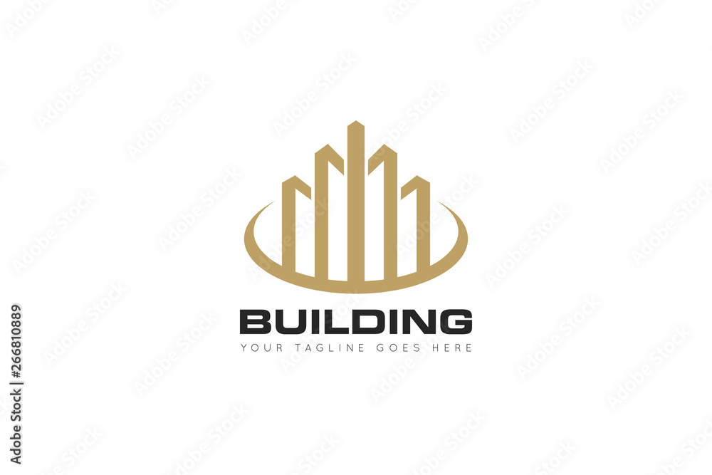 building logo and icon vector Illustration design template Stock Vector ...