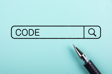 code concept for business