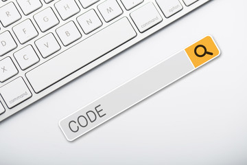 code concept for business