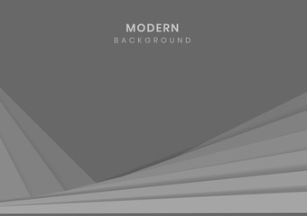 Wall Mural - gray 3d geometric modern background