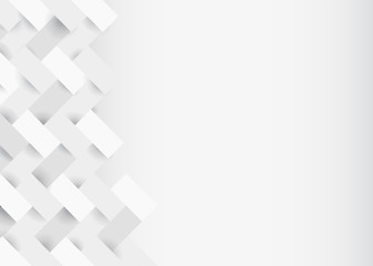 Wall Mural - white 3d modern background design
