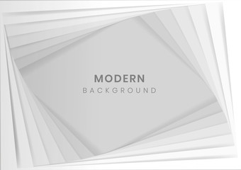 Wall Mural - white 3d geometric modern background