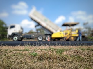 Wall Mural - Road construction