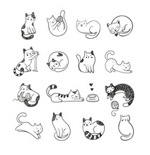 Cute Doodle Cats