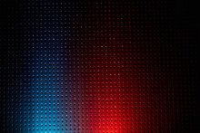Vertical Stripes Of Light In Blue And Red