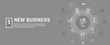 © bearsky23 - New Business Process Web Header Banner / Icon Set