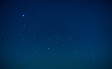 Wall Mural - Night dark sky with bright stars as nature milky way space background