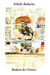© Ginger Lemon - Confectioner smiling guy selling Italian gelato ice cream in the gelateria store. Watercolor illustration