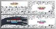 © leo_d - Set of Board Games banners. For all Ages. Hand draw doodle background. Vector illustration.