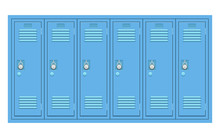 School Locker Vector Design Illustration Isolated On White Background