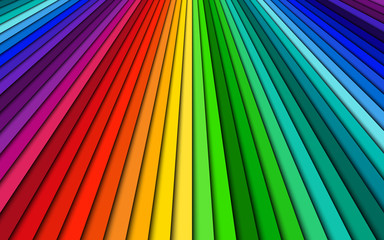 Wall Mural - brightly colored abstract background, spectrum lines, bright pattern, simple vector illustration