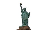 Fototapeta Dziecięca - Beautiful view isolated Statue of Liberty. Liberty Island in New York. Harbor in New York. 