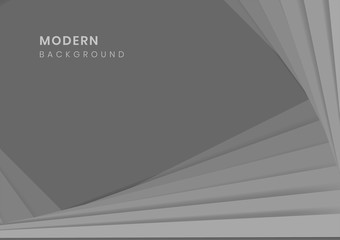 Wall Mural - gray 3d geometric modern background