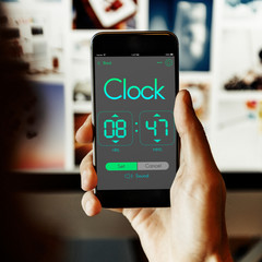 Poster - Mobile clock