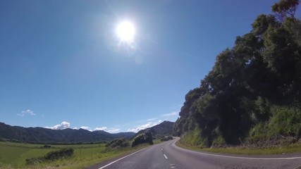 Wall Mural - POV Drive in Bay of Plenty, New Zealand