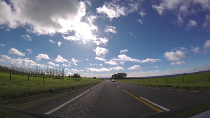 Wall Mural - POV Drive in Bay of Plenty, New Zealand