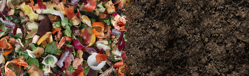 Compost And Composted Soil - obrazy, fototapety, plakaty 