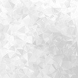 Fototapeta Do pokoju - White geometrical vector background triangular design pattern