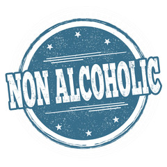 Wall Mural - Non alcoholic sign or stamp
