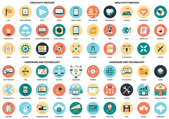 Business icons set for business