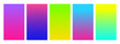 © IMG visuals icons - Social media duotone gradient background set