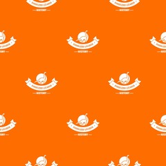 Wall Mural - Jurassic nature pattern vector orange for any web design best