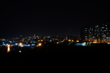 Canvas Print - city at night