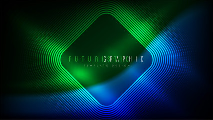 Wall Mural - an abstract background template in futuristic style. it is suitable for being as a template, landing