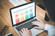 © relif - Business Development Creativity Innovation Management Strategy Word With Icons