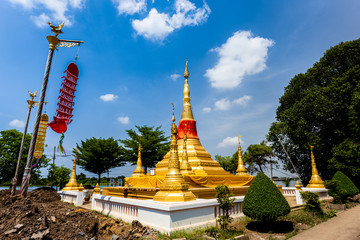 GOLDEN PAGODA, PATHUM THANI, THAILAND