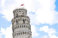 The Famous Leaning Tower Photographed From An Unusual Point Of View (Italy - Tuscan - Pisa) - Crystallization Effect Applied