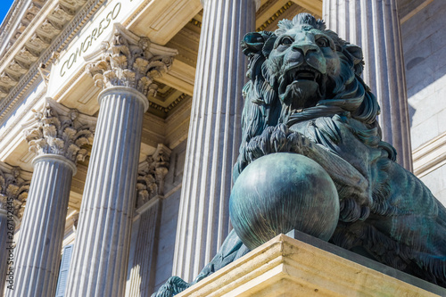 Fotomural  Congreso de los diputados (Parliament), Madrid, Spain