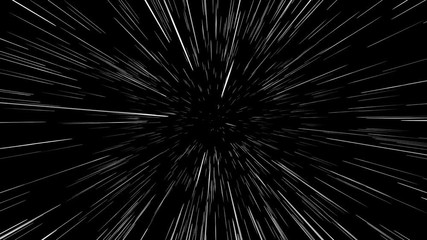 hyperspace. light speed animation