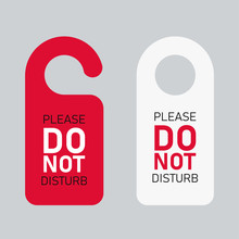 disturb peace cartelli messaggio isolato disturbare eps10