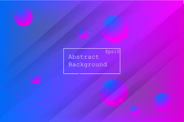Wall Mural - Geometric background with Dynamic shapes composition. eps 10