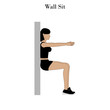 Wall sit workout