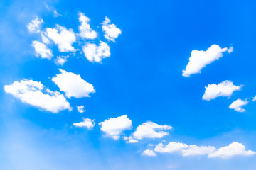 Wall Mural - blue sky background with clouds.