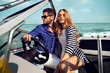 © ASjack - Sexy couple on the luxury yacht,  sail