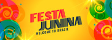 Festa Junina Brazil Holiday Banner Design