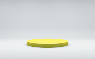 Wall Mural - minimalistic showcase with empty space. design for product presentation in trendy, modern style. 3d 