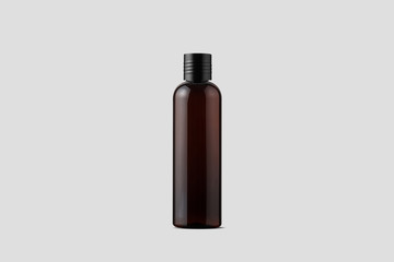 Wall Mural - Cosmetic Plastic Bottle. Liquid container for gel, lotion, cream, shampoo, bath foam. Beauty product package.3D rendering