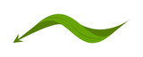Fototapeta Tulipany - Wavy Arrow. Flat Element and Icon. Ecology Concept for Earth Hour, Earth Day, Ocean Day and other ECO dates. Vector Illustration.