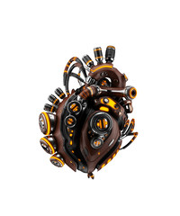 Sticker - Sci-fi artificial heart 3d rendering