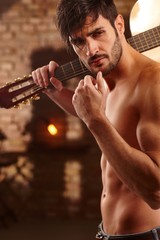 Poster - Charming guitarist