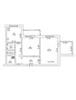 © Ruslan - 2d floor plan. Black&white floor plan. Floorplan