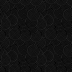 Poster - Abstract geometric pattern with swirls . Spiral shapes background. EPS 10 stock vector.