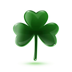 Green clover leaf