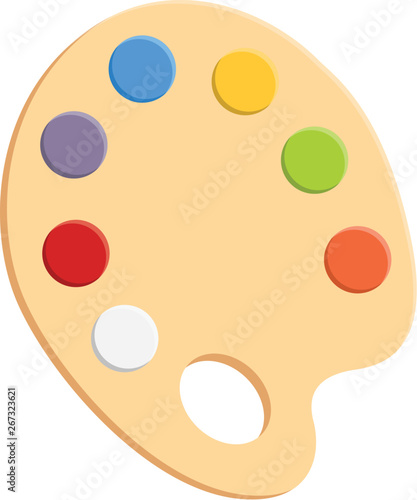 Painting Palette Vector Or Color Illustration Buy This Stock