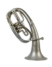 Old Vintage French Horn